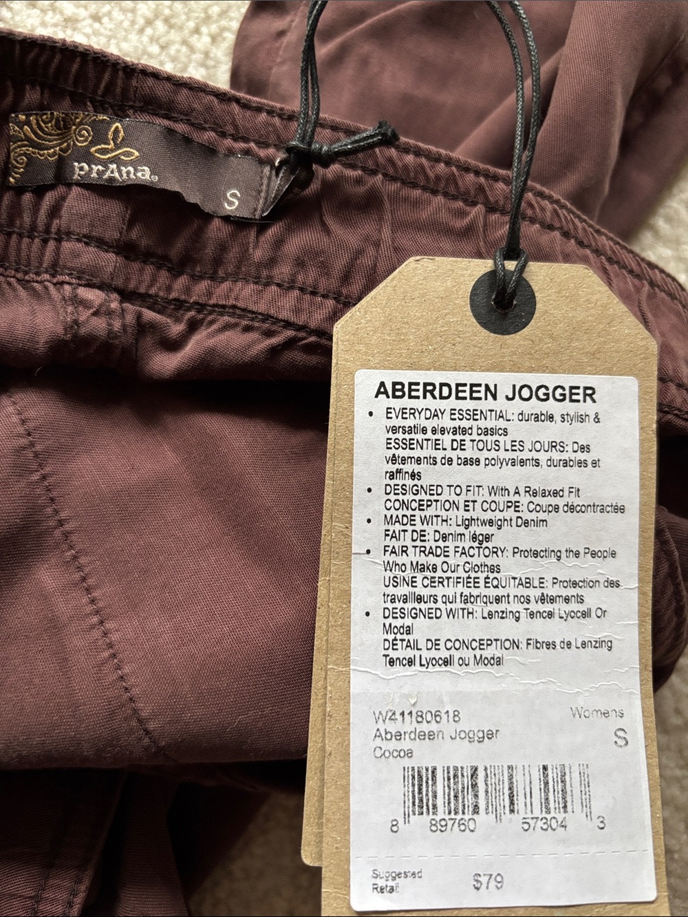 Prana Aberdeen Jogger Cocoa - Picture 6 of 6